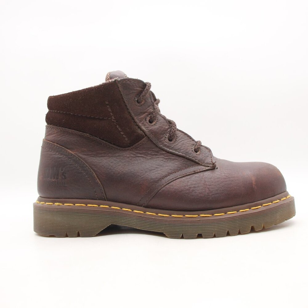 Men's Brown Leather Work Boot - Unbranded